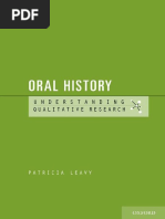 (Patricia Leavy) Oral History Understanding Quali (B-Ok - Xyz) PDF