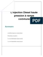 L'injection Diesel Haute Pression À Rampe Commune: Sommaire