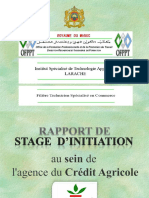 Présentaion - Crédit Agricole Maroc - Initiation