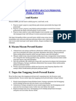 (3.3) Mengidentifikasi Persyaratan Personil Administrasi (3.3) Kelas X