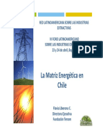 La Matriz Energética en Chile