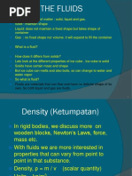 SCES3083 Topic 5 Fluid