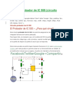 Circuito Probador de IC 555