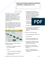 Ab0cd: Sub-Sectoral Environmental and Social Guidelines: Mining Open Cast