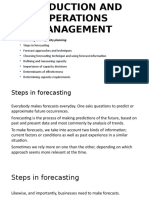 Forecasting and Capacity Planning