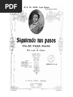 Luis A. Calvo - Siguiendo Tus Pasos (Piano) PDF