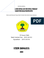 Stiem Bongaya: Pengaruh Inflasi, Kurs Rupiah, Dan Suku Bunga Terhadap Return Saham Perusahaan Manufaktur