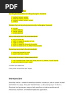 Structural Steel Grades