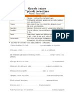 Guía de Trabajo CONECTORES 3° Y 4°