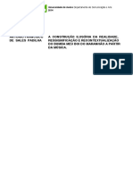 A Construcao Ilusoria Da Realidade - Ressignacao e Recontextualizacao Do Bumba Meu Boi Do Maranhao A Partir Da Musica