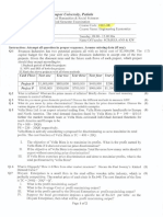 Thapar University, Patiala: Instruction: Attempt All Question in Proper Sequence. Assume Missing Data (If Any) - Q.1