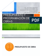 1.1 Conceptos Basicos de Presupuestos de Obra