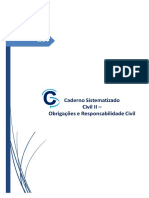 Caderno Sistematizado - 2018.1 Civil II - Obrigações e Responsabilidade Civil