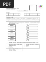 Prueba 1 Parcial Secuencia Temporal Primero Básico