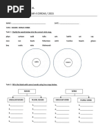 SK La Salle 2 Jinjang, KL English Language Year 4 Cerdas / 2015