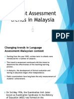 Current Assessment Trends in Malaysia Week 10