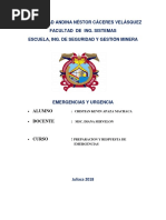 Monografia de Emergencias y Urgencias