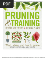 Pruning and Training - Poda e Tratamentos