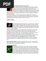 Galactic Topics: Solar & Heliospheric Energetic Particles and Cosmic Rays