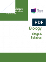 Biology Stage 6 Syllabus 2017