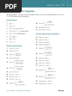 Formulario Cálculo Integral 