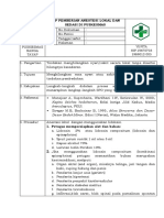 7.7.1.3 Sop Pemberian Anestesi Lokal Dan Sedasi Di Puskesmas