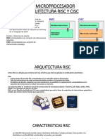 El Microprocesador Arquitectura Risc Y Cisc: Su Juego de Instrucciones