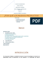 #2 - Porque Los Nuevos Productos