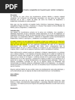 Incontinencia Urinaria Congénita en La Perra Por Ureter Ectópico