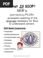 4 Overview of SIOP Model Thrower