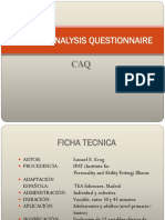 Clinical Analysis Questionnaire