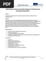 P&ID (Piping and Instrumentation Diagram) and Engineering Drawings Interpretation