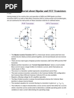 Transistor Tutorial About Bipolar and FET Transistors