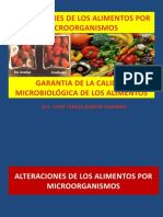 Alteraciones de Los Alimentos Por Microorganismos