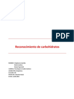 Informe Reconocimiento de Carbohidratos