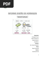 Diseño de Hormigon (Morteros)