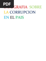 Infografia Sobre La Corrupcion en El Pais