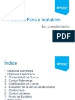 Unidad 7 Costos Fijos y Variables