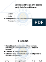 Chapter 5 Analysis and Design of T Beams and Doubly Reinforced Beams