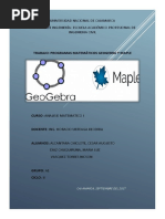 Programas Matematicos Geogebra y Maple