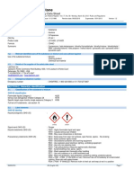 Acetone MSDS