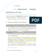 CFQ - Equações Químicas 8º PDF