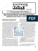 Our Annual Dinner and Resource Fair:: Highlighting Peace Studies in Central Kentucky