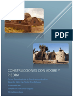 Construcciones Con Adobe y Piedra