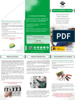 Triptico Riesgo Eléctrico MANTENIMIENTO