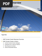 SAP Contact Center Business Overview Presentation