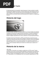 La Historia de Toyota