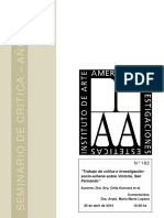 Trabajo de Crítica e Investigación Socio-Urbana Sobre Victoria, San Fernando