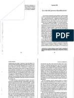 1.11. El Avance de La Insignificancia - Cap 8 La Crisis Del Proceso Identificatorio - Castoriadis PDF