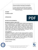 Informe 3. Identificación de Grupos Funcionales Orgánicos